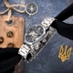 Годинник наручний Awarder 022 Silver-Black Mechanic Metall Не Забуду Дім - изображение 8