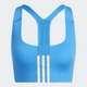 Жіночий спортивний топ Powerimpact Medium-Support Performance блакитний XS - изображение 1