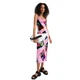 Жіноча сукня Desigual Tropic рожева з принтом на бретелях M 22WWVKX6/3009 (M) - изображение 1