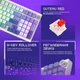 Клавиатура Proove Gaming Slicker Wireless Keyboard White (EN + UA) (WKSL00022402) - изображение 3