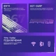 Клавиатура Proove Gaming Slicker Wireless Keyboard White (EN + UA) (WKSL00022402) - изображение 5