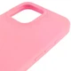 Чохол Silicone Premium case MagSafe з захистом камери та дисплея для iPhone 16 Pro Max Full Protective pink 4009 - зображення 3