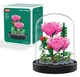 Детский Конструктор Pink Roses Серия Flower Flask Цветок в колбе Розовые розы 397 деталей - изображение 1