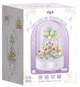 Музыкальный конструктор Purple Cutie Серия Sweet Teddy Bear Мишка с воздушными шариками под куполом 359 деталей - изображение 3