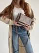 Сумка з клапаном стьобана шкіра ARTiS Bags 1750 4822-4222 Темно-бежева - зображення 2