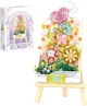 Конструктор Flower Easel Lilac Серия Art Bouquet Цветочное панно с мольбертом 1181 деталь - изображение 2