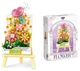 Конструктор Flower Easel Lilac Серия Art Bouquet Цветочное панно с мольбертом 1181 деталь - изображение 7