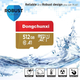 Карта памяти Micro SD Dongchunxi CWM512006 высокоскоростная карта с адаптером для SD-карты, прочная карта TF, запись до 45 МБ - изображение 3