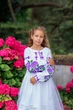 Вишита сукня для дівчинки Trend Гортензія 122 Білий (SOLSUDGORTBFI) - изображение 4