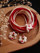 Набір з сережок та підвіски Bead Горобчик білий (BDNGOROBBI) - зображення 1