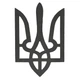 Панно из дерева герб Украины №2 40х26.5 см Заготовка Черный - изображение 1