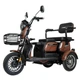 Триколісний електроскутер на акумуляторі 1200W і 10 дюймових колесах Crosser TR-1 PRO Коричневий - зображення 1