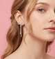 Сережки-бантики зі стразами "Crystal Ribbon" Honey Fashion Accessories золотистий (12057) - зображення 1