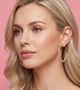 Фактурні сережки-кільця "Stardust" Honey Fashion Accessories золотистий (120102) - изображение 1