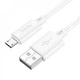 Кабель Micro USB 2.4A (1м) Hoco X88 — White (785192) - изображение 1