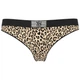 Трусики Victoria's Secret Shine Patch Thong Panty Leo XS Леопардові - зображення 1