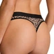 Трусики Victoria's Secret Shine Patch Thong Panty Leo XS Леопардові - зображення 3