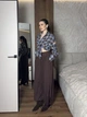 Жіночі брюки широкого крою Uaclothes 46-48 Коричневий (like37150-175821350) - изображение 2
