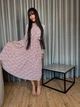 Жіноча сукня міді в квіти Uaclothes 48-50 Рожевий (like37165-175971371) - зображення 4