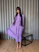 Жіноча сукня міді в квіти Uaclothes 42-46 Бузковий (like37166-175981360) - изображение 2