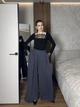 Жіночі брюки широкого крою Uaclothes 46-48 Графітовий (like37154-175861350) - изображение 1