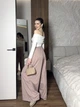 Жіночі брюки широкого крою Uaclothes 42-44 Бежевий (like37149-175811349) - изображение 3