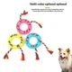 Жувальна іграшка-кільце з канатом для собак Derby Round Dog Ring Toy, Pink - зображення 3