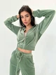 Женский костюм повседневный фисташковый 42-44 с1528.590 - изображение 2