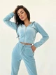 Женский костюм повседневный голубой 42-44 с1528.590 - изображение 2