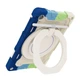 Чехол ARM Cover Samsung Galaxy A8 (2021) SM-X205 / SM-X200 противоударный с ремнём и подставкой 360° White/Blue - изображение 7