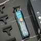 Триммер VGR V-961 аккумуляторный с 4 насадками для бороды и усов нержавеющая сталь индикатор заряда - изображение 7