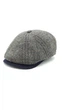 Кепка восьмиклинка шерстяная в цветную клетку 6-LEONARDO HarrisTweed HOOK 56 Коричневый HT-505C2 - изображение 1