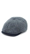 Кепка восьмиклинка шерстяная в цветную клетку 6-LEONARDO HarrisTweed HOOK 58 Темно-серый HT-C402 - изображение 1