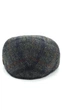 Кепка пряма реглан вовняна в клітинку HarrisTweed HOOK 58 Cірий R-CF - зображення 4