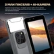Кнопковий телефон-слайдер сенсорний на Андроїді FUFFI S160 4G Android + WhatsApp + Facebook, Сірий - зображення 10