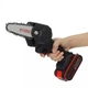 Аккумуляторная цепная мини-пила сучкорез для обрезки деревьев Mini Electric Chainsaw Black 1 АКБ - изображение 1