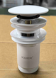 Донный клапан для раковины Koer PW-07-03 1 1/4'' с переливом автоматический СLICK-СLACK (Цвет белый) - изображение 3