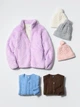 Детская мягкая куртка UNIQLO из искусственного меха 1159856884 (Сиреневый 13) на рост 155-165 см - изображение 2