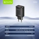Мережевий зарядний пристрій Bavin PC2029Y-C 22.5W USB-A 3.0A Super Quick Charge + кабель USB-A/Type-C Black (C-PC2029Y-C BK) - зображення 8