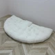 Бескаркасное кресло-матрас трансформер меховое тедди кучерявое 180x90 см молочное - изображение 2