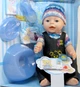 Кукла пупс функциональный с горшком памперсом бутылочкой (не магнитная соска) BL013B-S - изображение 1