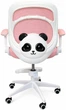Кресло вращающееся детское с подставкой для ног PERFECT KIDS PANDA PINK Perfect Home Розовый - изображение 5