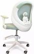 Крісло обертове дитяче з підставкою для ніг PERFECT KIDS ASTRONAUT GREEN Perfect Home Зелений (PFH-092114) - зображення 6