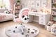 Крісло дитяче Perfect Home Perfect Kids Panda Pink з підставкою для ніг Рожеве (000012377729) - зображення 10