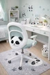 Кресло детское Perfect Home Perfect Kids Panda Green с подставкой для ног Зеленое (000012377730) - изображение 10