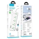 Удлинитель - фильтр сетевой Hoco AC13A Talento 5-position socket 5 розеток 4 порта USB 10A белый - изображение 5