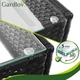 Садові меблі з ротангу чорні Gardlov 26908 - зображення 3