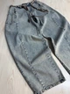 Джинсы женские Ijjass 6059 baggy супер широкие оверсайз с поясом винтажные 33 голубые - изображение 8