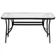 Стол садовый Garden table Siena SC-094 120х70x70 прямоугольный Черный - изображение 1