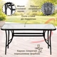 Стол садовый Garden table Siena SC-094 140х80x70см прямоугольный Черный - изображение 4